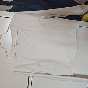 White Harmony and Balance v neck top